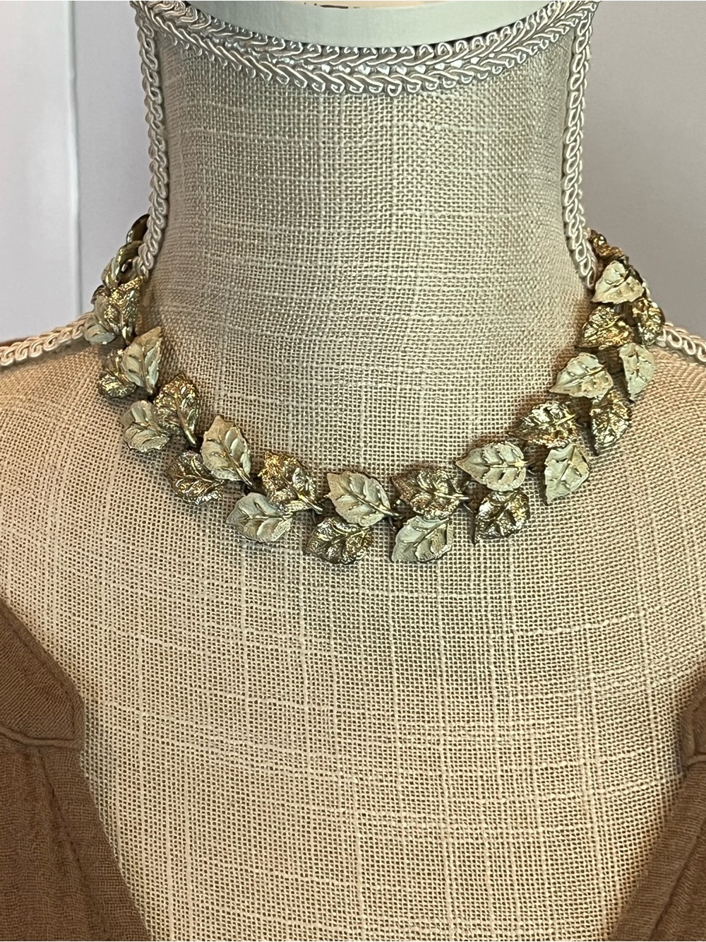 Vintage Leaf Necklace